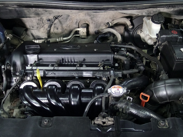 Ремонт двигателя в автомобиле Hyundai Kia